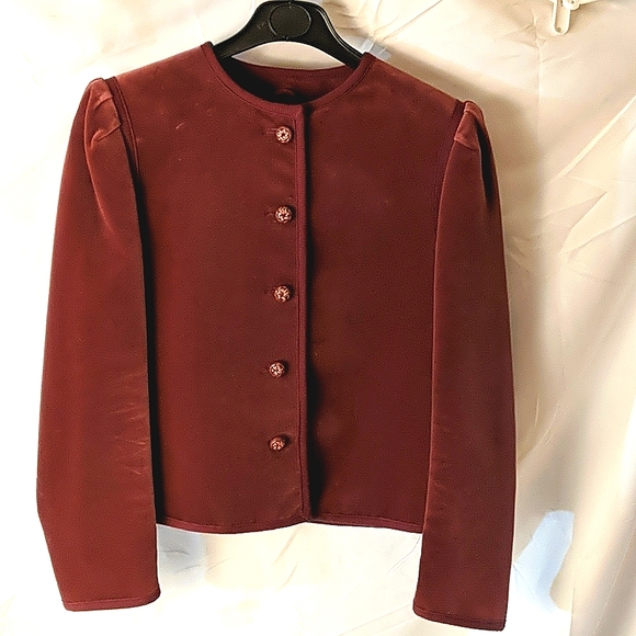 Club Nineteen Jackets & Blazers - Club nineteen vintage burgundy jacket size 8